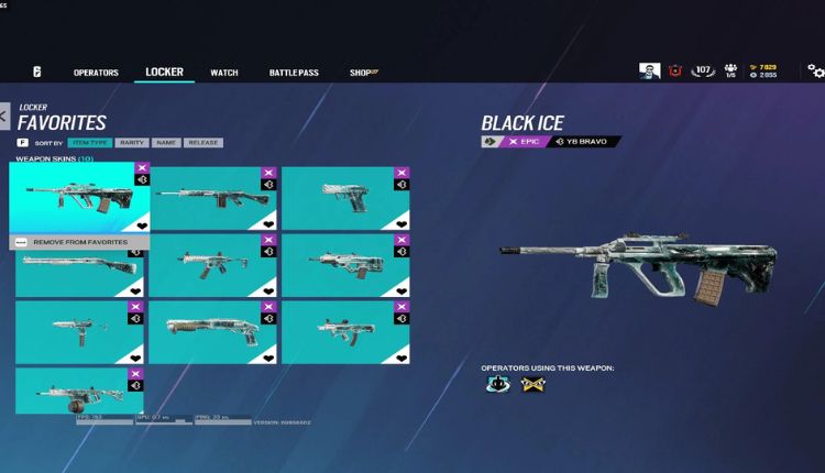 Black Ice Price R6 Marketplace